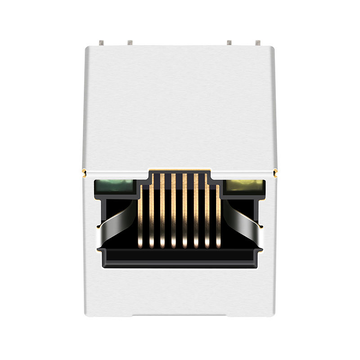 51F-1201GYD2NL 10/100 Base-T Κάθετο rj45 με μαγνητική υποδοχή Πράσινη/Κίτρινη εικόνα LED 3