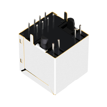 Compatibile con YDS51F-1201GYD2 LINK-PP LPJD0115BENL Connettore RJ45 femmina verticale per PCB con LED verde e giallo 10/100 Base-T (immagine 4)