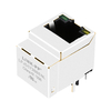 Compatível com Halo HFJV1-1G11-L12RL LINK-PP LPJD0726BENL 10/100/1000 Base-T Verde/Amarelo LED Vertical Ethernet RJ45 Conector imagem do polegar 1