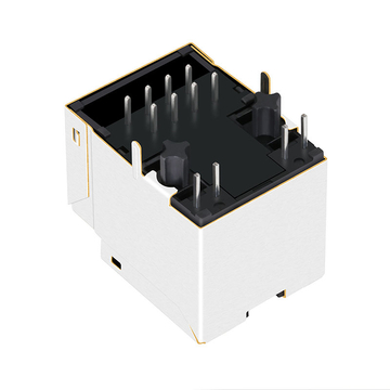 wurth mic24611-5104t-lf3 compatible link-pp lpjd1011benl 10 100 base-t vertical rj45 magjack green yellow led image 3