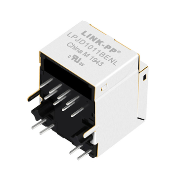 Совместимость с Halo HFJV1-2450-L12RL LINK-PP LPJD1011BENL 10/100 Base-T Вертикальный Ethernet-разъем RJ45, желто-зеленый светодиод (изображение 5)