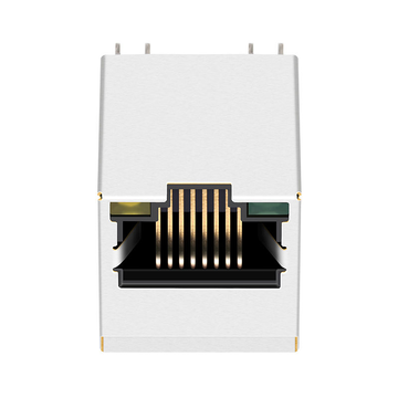 هالو HFJV1-E2450-L12RL متوافق LINK-PP LPJD5011BDNL موصل RJ45 عمودي 10/100 Base-T، صورة LED صفراء/خضراء 3