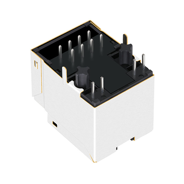 LPJD5011BDNL 10/100 Base-T 垂直型 RJ45 コネクタ 上部エントリー 黄/緑 LED 画像 2