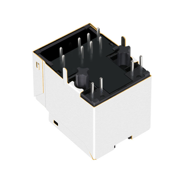LPJD5189BFNL Connettore magnetico RJ45 verticale integrato 100Base-T con LED verde/verde immagine 3