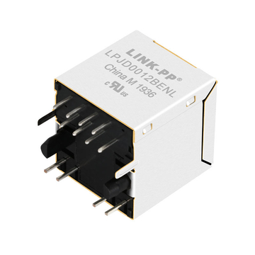 51F-1203GYD2NL 10/100Base-T LED verde/amarillo conector RJ-45 integrado vertical compatible LINK-PP Imagen LPJD0012BENL 2
