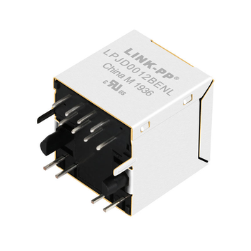 Συμβατό με Belfuse SI-46001-F LINK-PP LPJD0012BENL 10/100Base-T Κάθετη υποδοχή RJ45 Πράσινη/Κίτρινη εικόνα LED 2