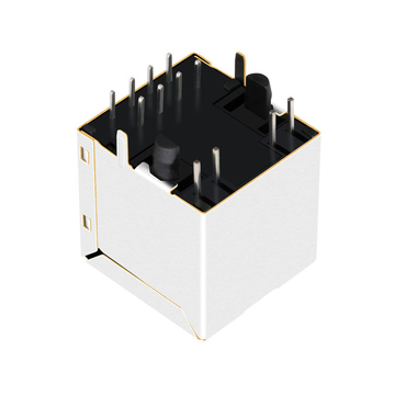 X Meerdere XRJV-11-01-8-8-4-MD12-2 Compatibel LINK-PP LPJD0012BENL 10/100Base-T Groen/Gele LED Verticale RJ45-aansluitingen afbeelding 4