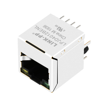 LPJD4012BENL 10/100 Base-T Πράσινο/Κίτρινο LED Κάθετο Θηλυκό RJ45 Ethernet Jack εικόνα 2