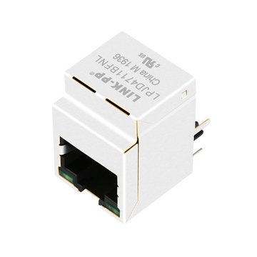 WE 1840472-1 Συμβατό LINK-PP LPJD4711BFNL 10/100/1000 Base-T Πράσινο/Πράσινο LED Κάθετο Θηλυκό Σύνδεσμο PCB RJ45 εικόνα 5