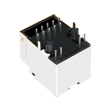 WE MIC66611-5171T-LF3 Συμβατό LINK-PP LPJD5049BENL 10/100 Base-T Πράσινο/Κίτρινο LED PoE+ Κάθετο βύσμα RJ45 με ανορθωτή, εικόνα 4