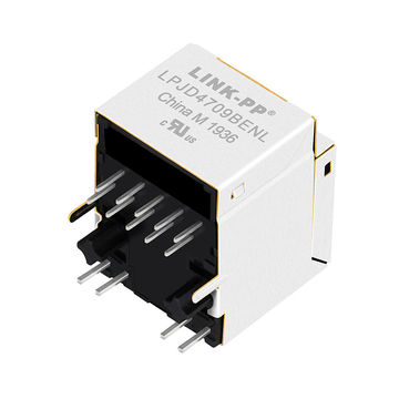 Tyco 1840459 Συμβατό LINK-PP LPJD4709BENL 100/1000 Base-T Πράσινο/Κίτρινο LED Κάθετο RJ45 Ethernet FastJacks εικόνα 2