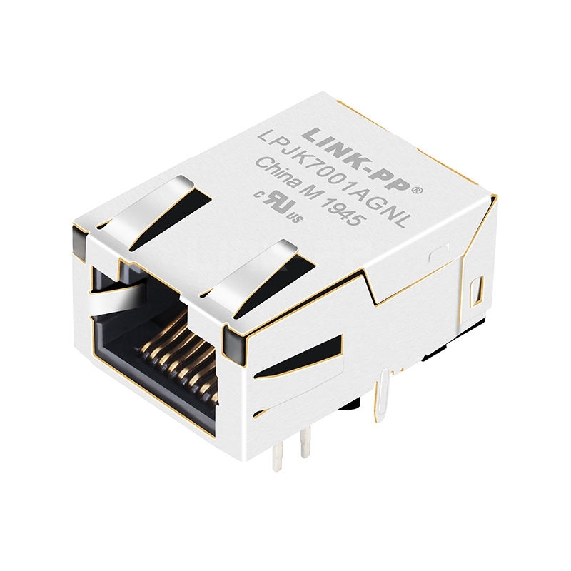 Belfuse L829-1D1T-91 Compatible LINK-PP LPJK7001AGNL 10/100 Base-T Yellow/Green LED Tab Up Low Profile rj45 connector