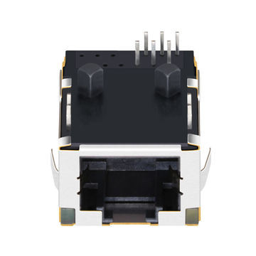 LPJK7001AONL 10/100 Base-T Tab Up χαμηλού προφίλ RJ45 MagJack με πορτοκαλί και πράσινο/κίτρινο LED εικόνα 2