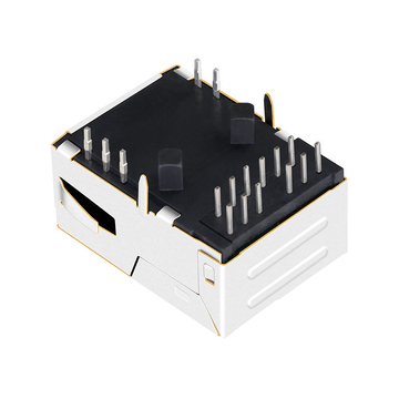 Tyco 1368398-4 Compatible LINK-PP LPJK7003A98NL 10/100/1000 Base-T Orange&Green/Yellow LED Tab Up Low-Profile Modular Connector RJ45 image 4