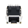 LPJK7008ALNL 10/100 Base-T Low Profile RJ45 Magjack Tab Up Green&Orange/Yellow LED thumb image 2