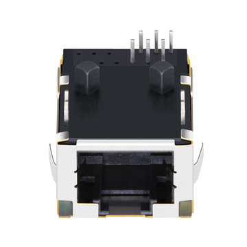 LPJK7401AONL 10/100 Base-T Oranje & Groen/Gele LED Tab Up Laag Profiel Netwerkconnector RJ45 afbeelding 5