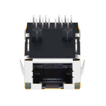 LPJK7436AHNL Low Profile rj45 female connector 1000 Base-T Tab Up Green/Yellow LED image 2