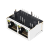 LPJ26226BENL 10/100 Base-T 8p8c Tab Down Green/Yellow LED 1x2 Port RJ45 Connector thumb image 3