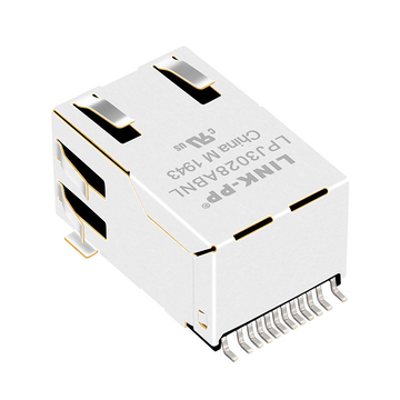 ハンルン HR961160C 互換品 LINK-PP LPJ3028ABNL 10/100 Base-T SMT RJ45 磁気ジャック タブアップ 緑/黄LED 画像5