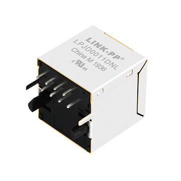 LPJD0011DNL Connettore magnetico verticale industriale RJ45 100Base-T senza LED immagine 2
