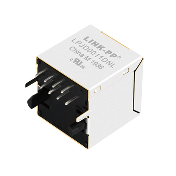 YDS 51F-1202ND2 Compatible LINK-PP LPJD0011DNL 10/100Base-T Without  LED Vertical Industrial RJ45 Ethernet Connector image 2