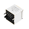 Kompatibel dengan Hanrun HY951140A LINK-PP LPJD0012DNL 10/100 Base-T Vertikal RJ45 Magjack Tanpa LED gambar ibu jari 3