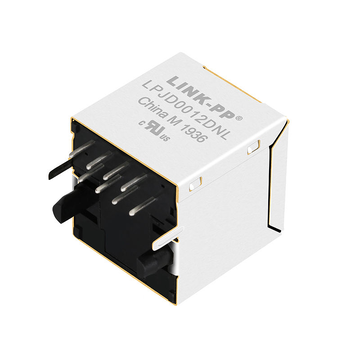 E&E MJ303A-8000-21D Συμβατό LINK-PP LPJD0012DNL 10/100Base-T χωρίς κάθετες υποδοχές δικτύου LED εικόνα 2 RJ45