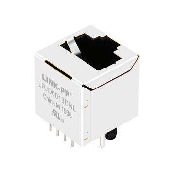 LPJD0013DNL Вертикальный разъем RJ45 FastJack без светодиода с интегрированными магнитами 10/100 Base-T, изображение 4