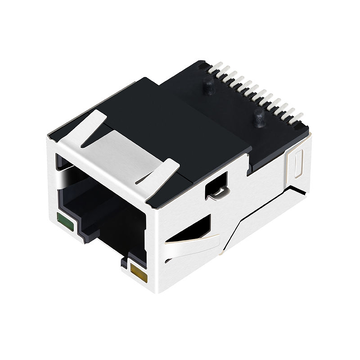 LPJ19906AGNL 10/100 Base-T Tab Up Yellow/Green Led SMD RJ45 Network Connector image 3