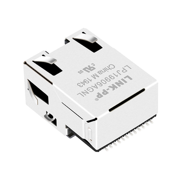 LPJ19906AGNL 10/100 Base-T Tab Up Yellow/Green Led SMD RJ45 Network Connector image 2