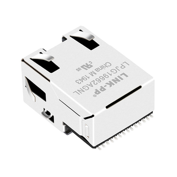 LPJG19662AGNL 100 Base-T SMT RJ45 connector Tab Up in stock Yellow/Green LED image 2