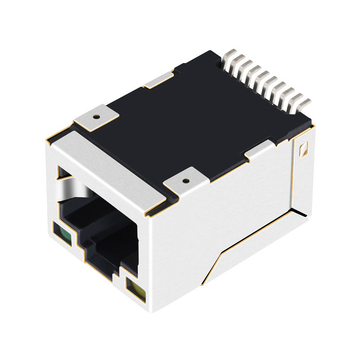 Wurth 7498011241 Compatible LPJ19201BGNL 100 Base-T SMT RJ45 Pcb Magnetics Jack Tab Up Yellow/Green Led image 3