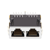 LPJF26204CNL 10/100 Base-T 1x2 RJ45 Magjack Tab Down Without LED thumb image 3