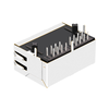 LPJF26204CNL 10/100 Base-T 1x2 RJ45 Magjack Tab Down Without LED thumb image 4