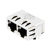 LPJGF26926CNL 1x2 porta RJ45 MagJacks 100/1000 Base-T guia para baixo sem LED imagem do polegar 1