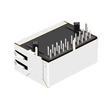 Συμβατό με Halo HFJ12-E1G11ERL LINK-PP LPJGF26926CNL 10/100/1000 Base-T Tab Down Χωρίς LED 1x2 Θύρα Lan RJ45 Σύνδεση εικόνας 4
