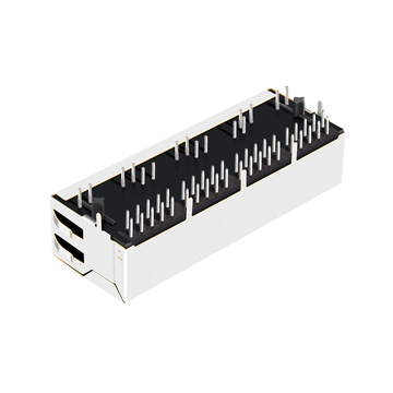 Pulse JXD0-4015NL compatible link-pp LPJG46945AENL 10 100 1000 Base-T 1x4 puerto Gigabit RJ45 Magjack pestaña abajo LED verde amarillo imagen 4