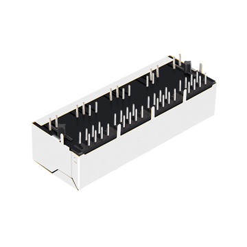 Compatibile con RB4-12GFAG1A LINK-PP LPJ46213BHNL 10/100 Base-T RJ45 1x4 Port Magjack Tab Down Green/Yellow LED image 2