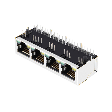 Совместимость с импульсным JKGP114103TH LINK-PP LPJ46297BDNL 10/100 Base-T Tab Down Yellow/Green LED 1x4 Port Ethernet Lan RJ45 image 3