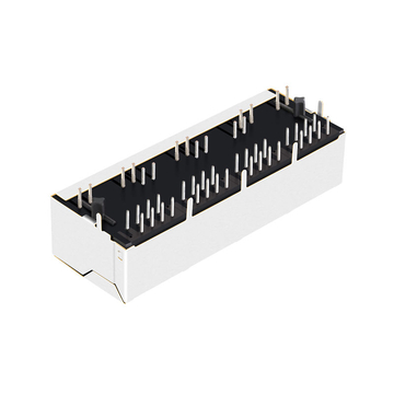 Hanrun HR931402AE Compatible LINK-PP LPJ46401BENL 10/100 Base-T 1x4 Port RJ45 Jack Magnetics Tab Down Green/Yellow LED image 4