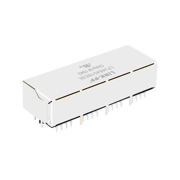 Hanrun HR931402AE Compatible LINK-PP LPJ46401BENL 10/100 Base-T 1x4 Port RJ45 Jack Magnetics Tab Down Green/Yellow LED image 5