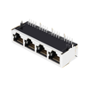 LPJ46203DNL 10/100 Base-T Industrial 1x4 RJ45 Magjack Tab Down Without LED thumb image 2