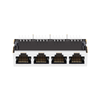 LPJ46203DNL 10/100 Base-T Industrial 1x4 RJ45 Magjack Tab Down Without LED thumb image 4