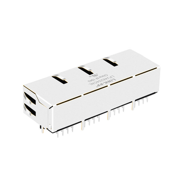 Halo HFJ14-2450ERL Compatible LINK-PP LPJ46204CNL 10/100 Base-T 1x4 Port RJ45 Magnetic Jack Tab Down Without LED image 5