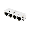 Pulse J8064E64 Compatible LINK-PP LPJF46204CNL 10/100 Base-T Tab Down Without LED 1x4 Port Connector Ethernet thumb image 1