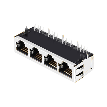 Совместимость с импульсным J8064E64NL LINK-PP LPJF46204CNL 10/100 Base-T, разъем Tab Down, без светодиода, 1x4, Ethernet-разъем RJ45, изображение 3