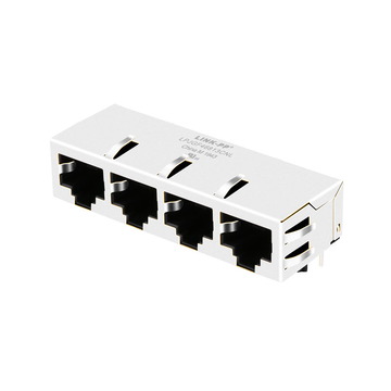 RB4-108CPG2A compatible link-pp lpjgf46813cnl 1000 base-t 1x4 port rj45 jacks with transformer tab down without led
