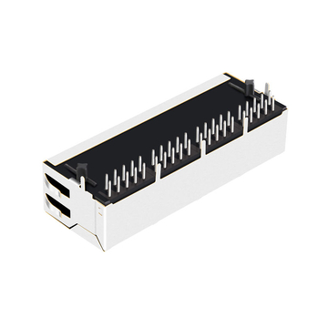 Halo HFJ14-1G01ERL Compatible LINK-PP LPJGF46813CNL 10/100/1000 Base-T Tab Down Without LED 1x4 Port RJ45 Female Connectors image 5