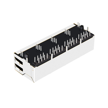 タイコ 1-6610143-1 互換 LINK-PP LPJ48001AZNL-2 10/100 Base-T 1x4ポート RJ45ジャック マグネティックタブアップ グリーン/グリーンLED 画像4