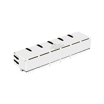 Compatibile con Belfuse SI-60234-F LINK-PP LPJ66404AENL Connettore RJ45 a 1 porta RJ45 con linguetta verso il basso e LED verde/giallo (immagine 5)
